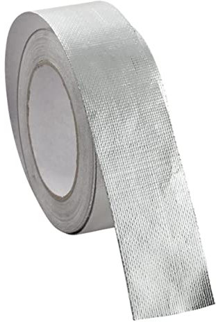 CIYODO 25m Aluminiumfolien-isolierband Für Auspuff Hochtemperaturbeständig Selbstklebend Geeignet Für Auto Und Motorrad Effektiver Hitzeschutz Und Isolation