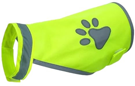 Reflektierende Haustierweste für Hunde, reflektierend, fluoreszierend, Sicherheitsweste für Hunde, sehr sichtbare Nachtwäsche, schützt Ihren Welpen während des Trainings und
