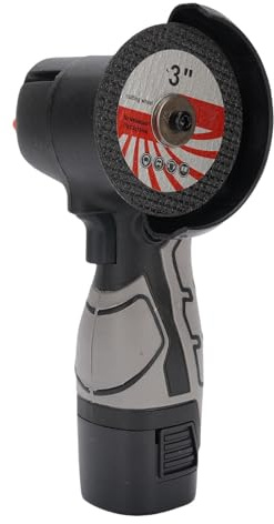 Fafeicy Kit de Molinillo de ángulo Cepillado Inalámbrico Herramienta de Corte de Alta Velocidad para Molienda de Madera de Metal (Enchufe de la UE)