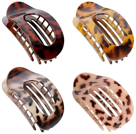 Pinzas Pelo Mujer Para el Pelo Hair Clips Antideslizantes Ligeras & Cómodas Antideslizantes para Cabello Grueso & Fino Elegantes Hair Clips para el Día a Día Deporte Conducción（4 pinzas）