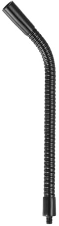 PATIKIL 8 Gooseneck Tube, 1/4 Male to 3/8 Female Thread Heavy Duty Metal Universal Microphone Flexible Gooseneck Hose Arm Extension Tube for Action Camera Mic/Phone Holder, Black
