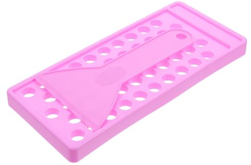 CIYODO Füllformset für Lippenbalsam mit 50 Mulden Selbstgemacht Lippenstift Abfüllschale aus Pp Inkl Flexiblem Spatel für Selbstgemachten Lipgloss und Lippenpflege