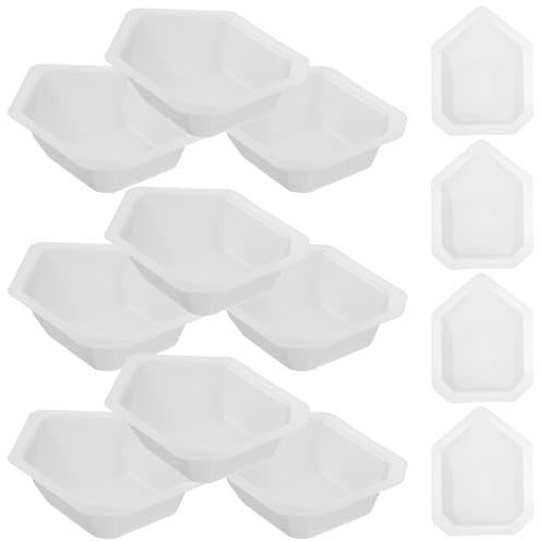 SEWACC Bateaux de Pesage Prévention des Éclaboussures en Plastique Blanc Réutilisables Lot de 20 Plateau de Pesée de Bateau et Usage Précis pour Laboratoire