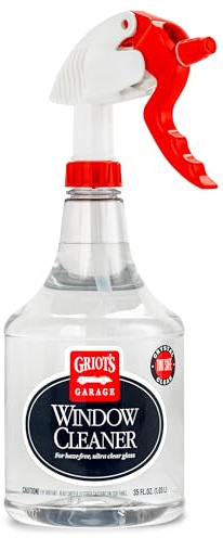 Griot's Garage Window Cleaner, Cleaning Spray for Automotive Windows, Mirrors, Shower Doors, and More, 11108, 35oz