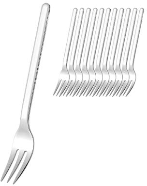 Esmeyer Kuchengabeln Bettina aus Edelstahl 18/10 poliert 12 Stück, 16 x 4 x 4 cm