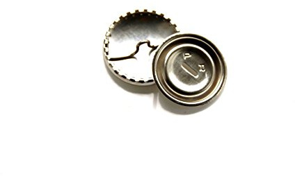 Telliswelt Überzieh-Knöpfe 100 Stück, 19 mm, Metall, mit Werkzeug | Überzieh-Knöpfe aus Metall, 19 mm, zum Beziehen mit eigenem Stoff, für Blusen, Hemden, Mäntel und Trachten, inkl. Werkzeug.