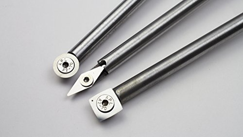 David Lloyd Tools Handmade Carbide Tipped Wood Turning Chisels 3-Piece Set - British Made Woodworking Lathe Tools for Professional Turning