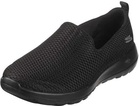 Skechers Go Walk Joy Regular, Zapatillas, Mujer, Black Textile/Trim, 38.5