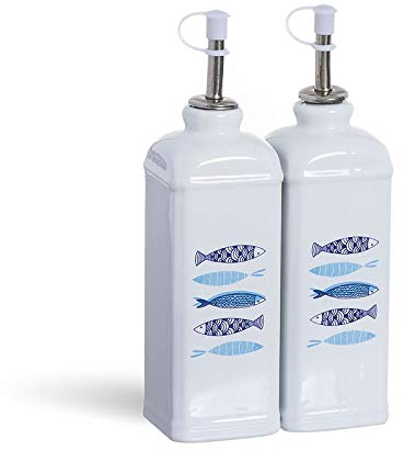 Home Gadgets Aceitera y Vinagrera Ceramica Mediterraneo 21 cm