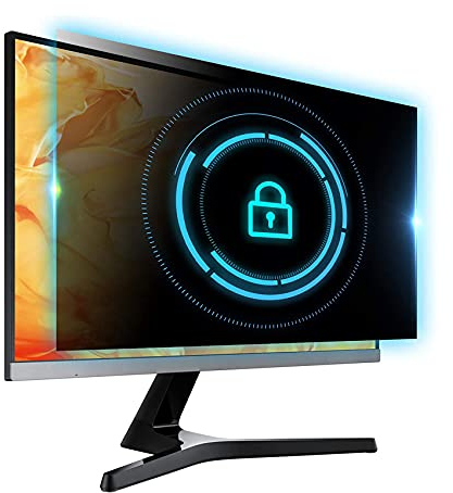 Warimii 27 Zoll Monitor Blickschutzfilter Anti-Blaulichtfilter, Privacy Filter Anti Blue Light Blickschutzfolie für 27 Zoll 16:9 Breitbild Computermonitore (BxH: 598mmx337mm)