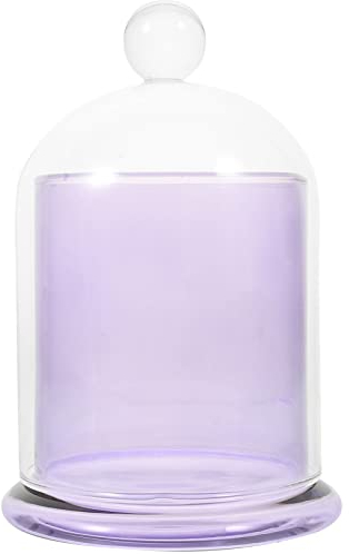 COHEALI Glasglocke Kerzenbecher Transparente Glaskerzenhalter Dekorative Kerzenabdeckung Für Zuhause Bastelprojekte Für Erwachsene Kerzenständer Glas