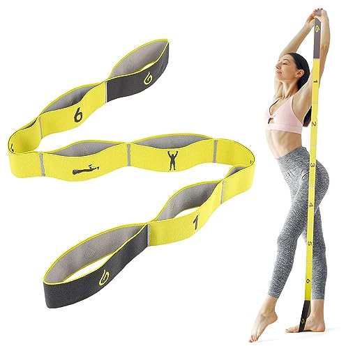 Elastique Musculation, Elastique Sport 8 Niveaux de Forces Bande Elastique Musculation, Bande de Résistance Bande Elastique Fitness pour Entraînement Gym Fitness Pilates Yoga
