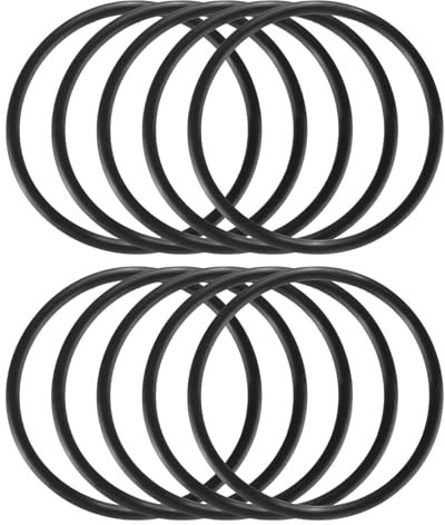 QUARKZMAN 10 Stück Nähmaschine Keilriemen Ausziehbarer Riemen Ersatzteil 283mm/11,1 Umfang, 5mm(3/16) Dicke Nitrilkautschuk Rundriemen Antriebsriemen für Haushaltsnähmaschinen