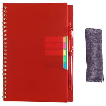 Wiederverwendbares Smart-Notizbuch, Spiralnotizbuch | Umweltfreundliches, digital vernetztes Notebook,Wiederverwendbarer Notizblock, wasserfeste Blöcke und digital verbundenes Notizbuch für Zuhause, S