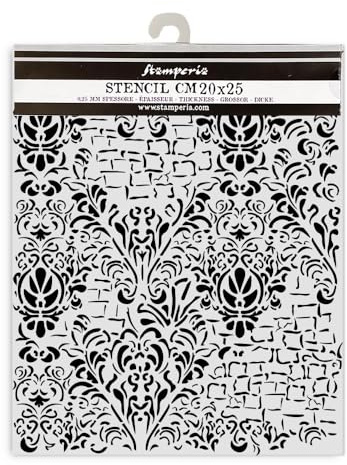 Stamperia - Thick Stencils for Scrapbooks, Albums, Cards, Bullet Journalling, and More, Flexible Material, Easy to Clean, Perfect for Hobbies, Crafts and Gifting (Master of Magic, Tapestry)