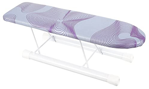 Didiseaon Compact Design Ironing Board Sleeve Arm with Anti-skip Bottom, Small Tabletop Ironing Board for Sheets and Clothes, for Dormitory and Reception Room Use, Made of Sturdy Cloth