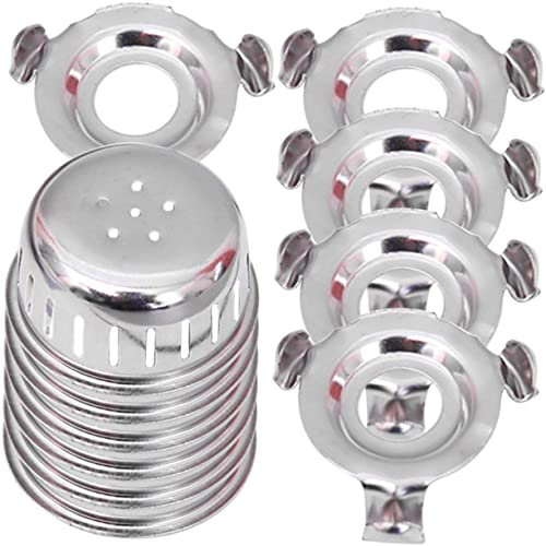 VINTORKY Soportes Invertidos y Anti Envejecimiento Resistencia Corrosión de Cubiertas Antibloqueo Conjunto de 10 Piezas de Acero Inoxidable para Cocina