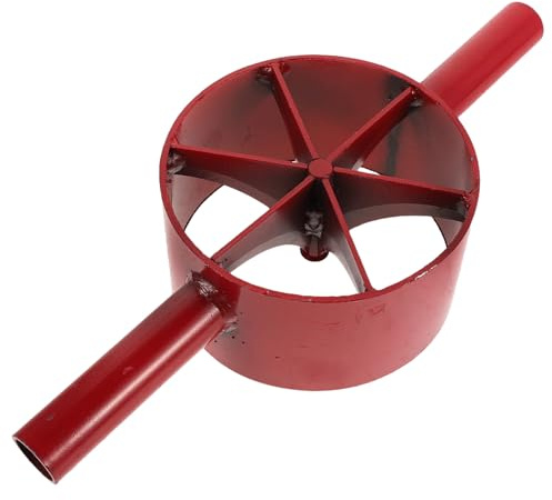 Mikikit Herramienta Manual de División Rápida de Bambú 6 Cortes de Acero Rojo para Jardinería y Bricolaje Hogar, Resistente y Precisa