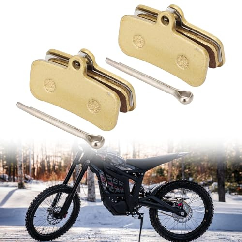 2 Pièces Plaquettes De Frein Moto pour Talaria MX4, Plaquettes De Disque Avant Arrière De Moto pour Talaria Sting X3/MX3/MX4/TL4000 électrique Motocross