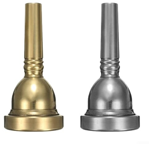 Alt-Posaunen-Mundstück aus Kupferlegierung mit genauen Spezifikationen, liefert konsistenten Klang und komfortables Spielen für Posaunenspieler (Gold)