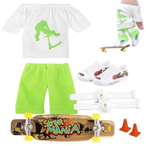 Generiskt mini-fingerskoterset | Fingerscooter, fingerbräda, skateboard | fingertoppsrörelse | mini-fingerskateboard-leksak-däck-fingerboard för – barn