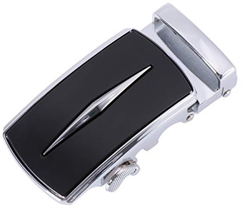 Holibanna Boucle Automatique Ceinture Homme Professionnelle Compatible Ceinture Cuir 3Cm Large Pour Tenue Formelle Et Quotidienne Durable Et Facile À Ajuster