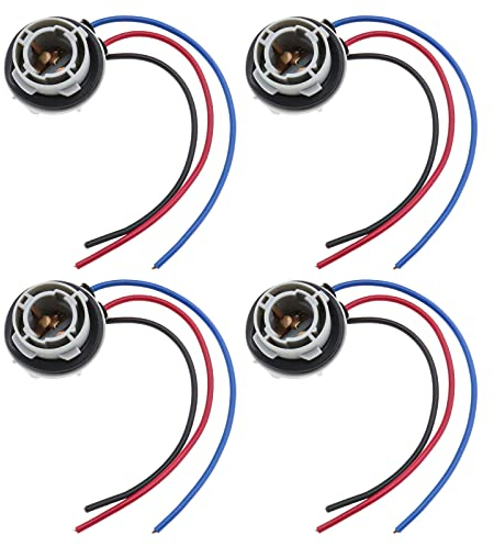 OTOTEC 4 pz 1157 portalampada BAY15D adattatore base connettore per fanale posteriore, luce freno, luce di marcia, luci di marcia diurna, luci di retromarcia, lampadine
