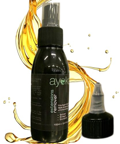 HERMOSIMO Tape Remover för förlängningar – 100 ml – med vårdande arganolja – Tape Extensions Bondinglösare – skonsam borttagning av tejp i självhäftande remsor och bindningar