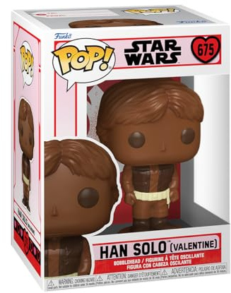 Funko POP! Star Wars: Valentine, Han Solo - Samlarobjektsvinylfigur - Presentidé - Officiella varor - för barn och vuxna - Filmfans - Modellfigur för samlare och display