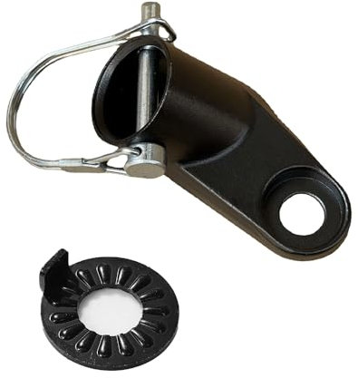 Anhängerkupplung, Fahrradanhängerkupplung, Adapter, abgewinkelter Winkel, Fahrradkupplung, Verbindungsstück mit Schnappverschluss für Kinder/Haustier/Fracht-Fahrradanhänger