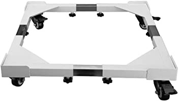 Base per lavatrice regolabile Base per lavatrice Base per asciugatrice universale/Supporto per lavatrice regolabile da 20-28 con 4 ruote girevoli Supporto per frigorifero mobile per lavast