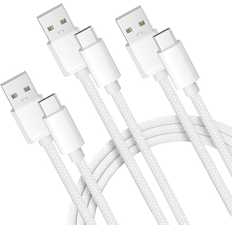 BASESAILOR USB Type C Charger Cable 3Pack 1/2/3M,Charging Cord for iPhone 17 16 15,Kindle Fire HD 10 9th 2019,8 10th 2020,7 12th 2022,Paperwhite 2021 11th Gen,iPad Air 4th 5 5th Mini 6th,Z Flip Fold 5