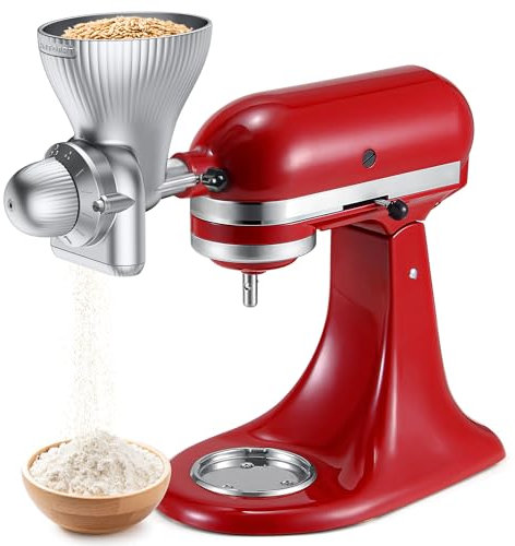 Accessoire de moulin à grains entièrement métal KitchenAid avec 12 niveaux mouture