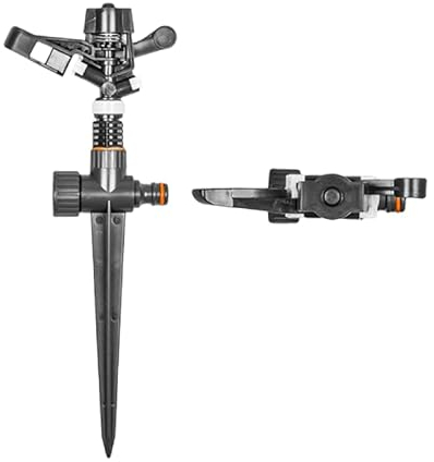 Kreisregner mit Erdspieß Rasensprenger Impulsregner Sektorregner 230m²