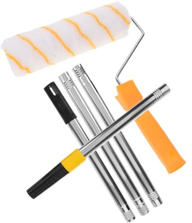 IWOWHERO 1 Satz Farbrollerpinsel Kunstroller Deckenrolle Pinselverlängerer Farbroller-kit Abdeckungen Für Farbroller Blasenrolle Bodenrolle Wandmalrolle Walzenfarbe Rollpinsel Kunststoff