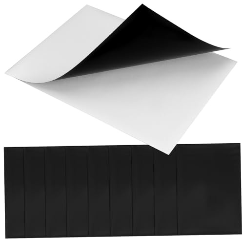 FONDOTIN 10 Blatt Bedruckbare Magnetpapier Flexible Magnetische Druckerfolie Hohe Haftung Starke Magnetische Rückseite Für Fotos Bilder Etiketten Kompatibel Mit Standarddruckern
