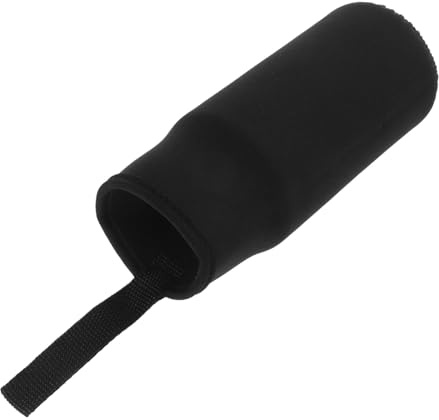 CONGARTENO Bolsa Térmica para Botella de Funda Aislante de Neopreno Ligera y Resistente al Agua Soporte Portátil para Botellas Inoxidable o Plástico Color Negro