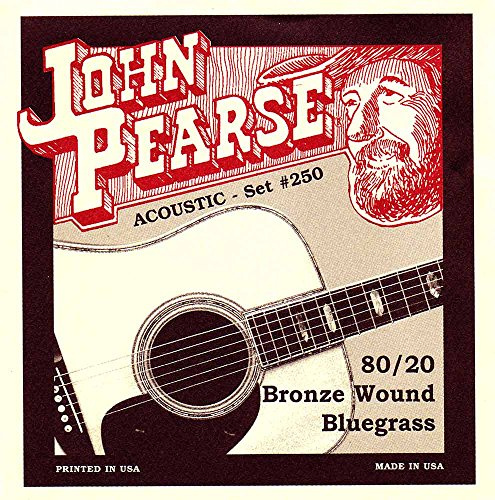 John Pearse 250 JP Bluegrass Gitarrenset – Bronze