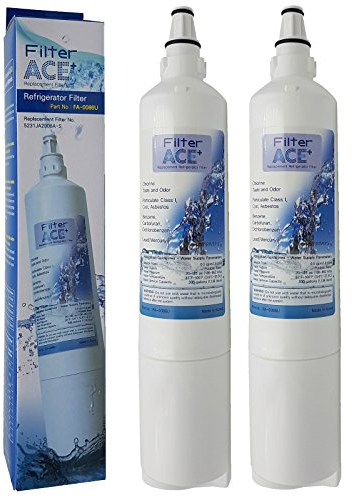 ACE+ | Lot de 2 - Filtre à eau frigo remplace LG LT600P, 5231JA2006B, 5231JA2006B-S, 5231JA2006A, 5231JA2006A-S, 5231JA2005A, 5231JA2006F Cartouche filtrante réfrigérateur américain