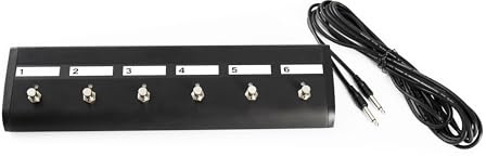 PEDL-91016 6-Way Latching Footswitch (Origin Series) - Commutateur au pied pour amplificateurs de guitare