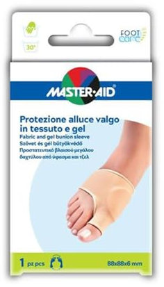 MASTER AID FOOTCARE FOOT CARE PROTEZIONE ALLUCE VALGO TESSUTO+GEL 1PZ