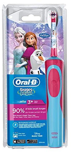 Oral-B Kids Elektrische Kinderzahnbürste, für Kinder ab 3 Jahren, im Disney Eiskönigin Design