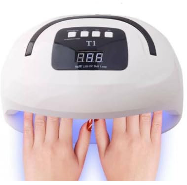 Trade Shop - Lampada Uv A Led Fornetto Per Unghie Professionale Smalto Gel Semipermanente 96w