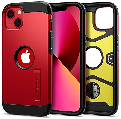 Spigen Tough Armor Case Compatible with iPhone 13 - Red