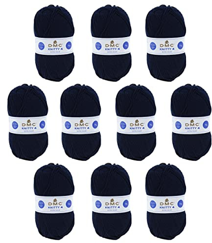DMC - Set da 10 gomitoli - Filato per maglia Knitty 4 | 50 g - 140 m