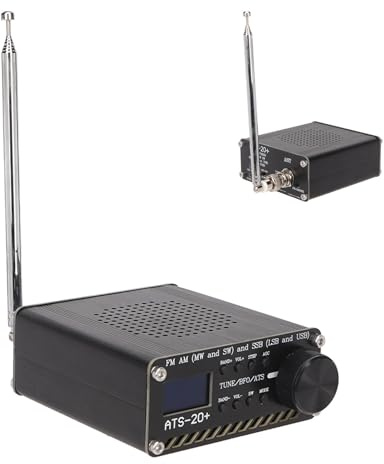 Full Band Radio Receiver, Portable Digital AM FM Radio Receiver with Speaker, FM Stereo AM LW SW SSB LSB USB World Band Radio for Outdoor Camping Home