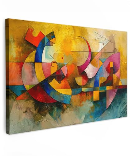 MuchoWow© Quadro Moderno Soggiorno 90x60 cm Decorazioni Da Parete Quadri Su Tela Da Salotto Grandi Foto Con Cornice Stampe Su Tela Camera Da Letto Cucina AstrattiArte - Astratto - Moderno