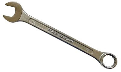 Kippen 1037NX - Chiave Combinata a Forcella/Anello in Acciaio Chrom Vanadium. Misura: 19 mm