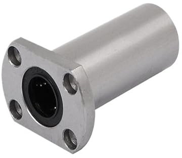 Linearkugellager mit Flansch, 1 Stück LMH16LUU, 16 mm Innendurchmesser, ovales, mit Flansch montiertes Linearkugellager