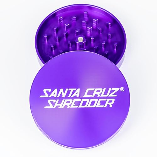 Santa Cruz Shredder Jumbo Spice Grinder 2-piece Metal Purple